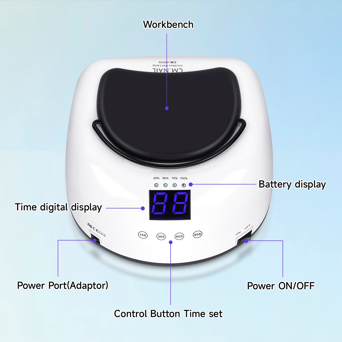 Nail Lamp CM-P60 PRO - Shenzhen Chuangmei Shijie Electronics Co., Ltd.