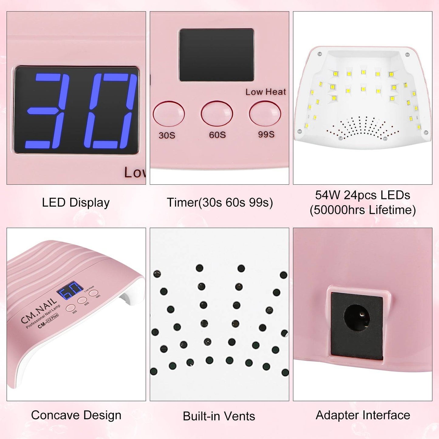 Mini Nail Lamp CM-12 Suitable for Home Nail Salons - Shenzhen Chuangmei Shijie Electronics Co., Ltd.