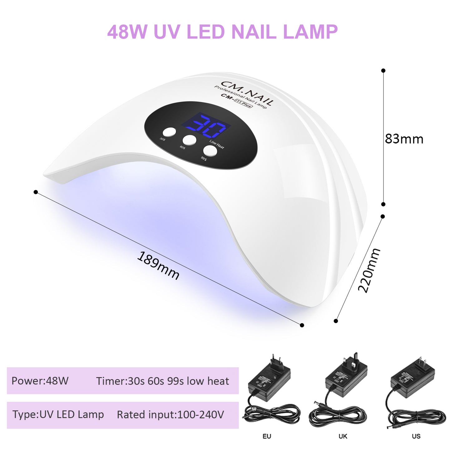 Nail Lamp CM-I11 - Shenzhen Chuangmei Shijie Electronics Co., Ltd.