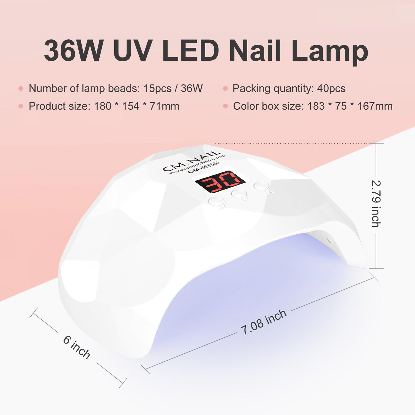 Nail Lamp CM-I8 - Shenzhen Chuangmei Shijie Electronics Co., Ltd.