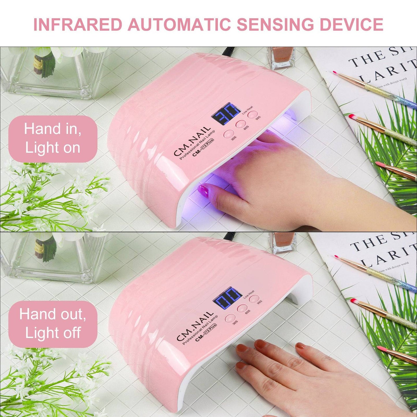 Mini Nail Lamp CM-12 Suitable for Home Nail Salons - Shenzhen Chuangmei Shijie Electronics Co., Ltd.