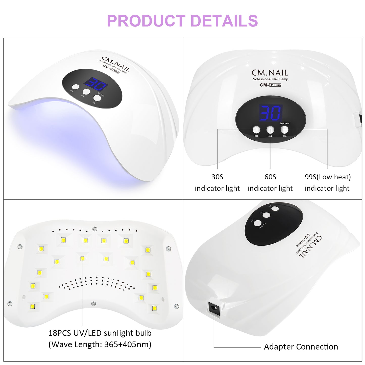 Nail Lamp CM-I11 - Shenzhen Chuangmei Shijie Electronics Co., Ltd.