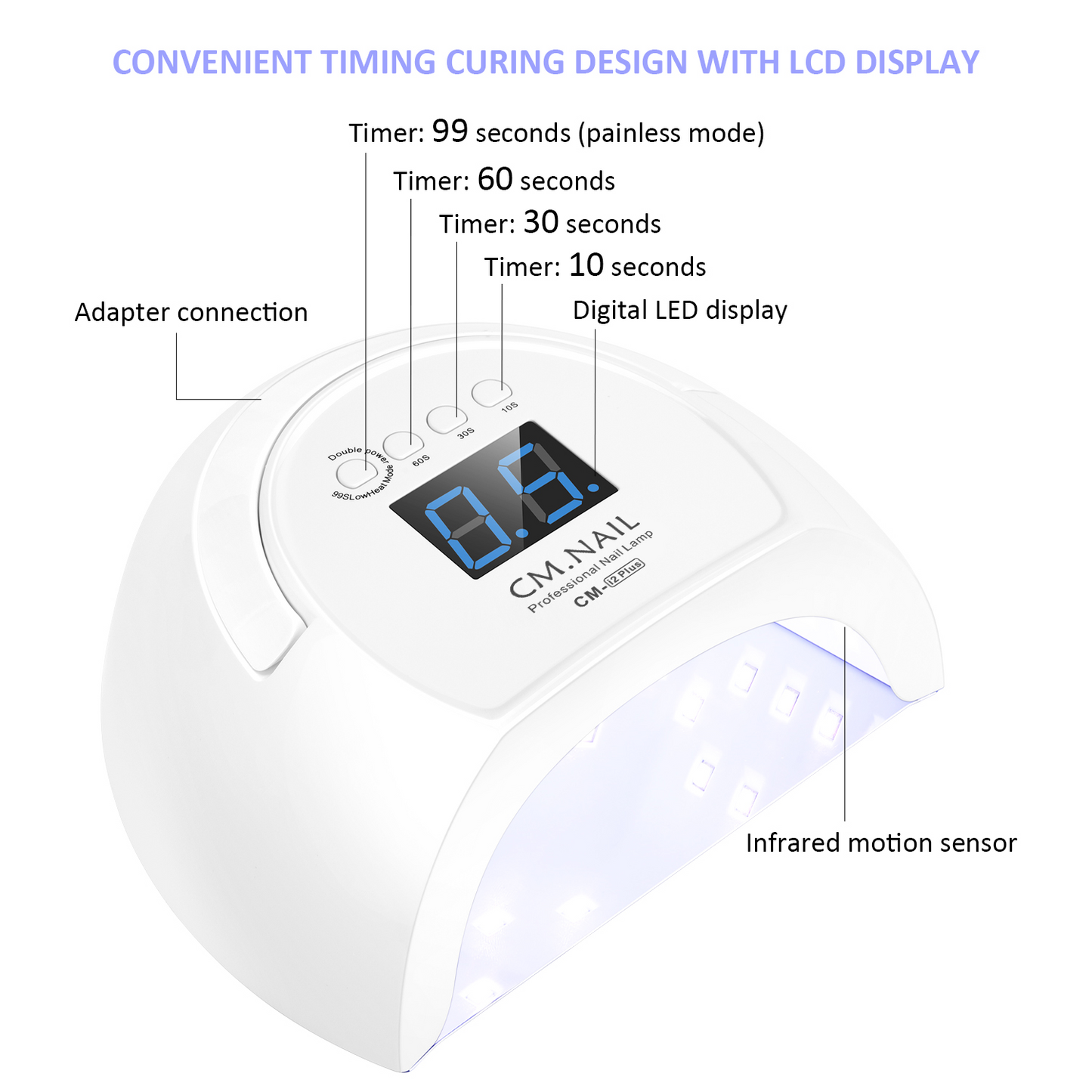 Nail Lamp CM-I2 - Shenzhen Chuangmei Shijie Electronics Co., Ltd.
