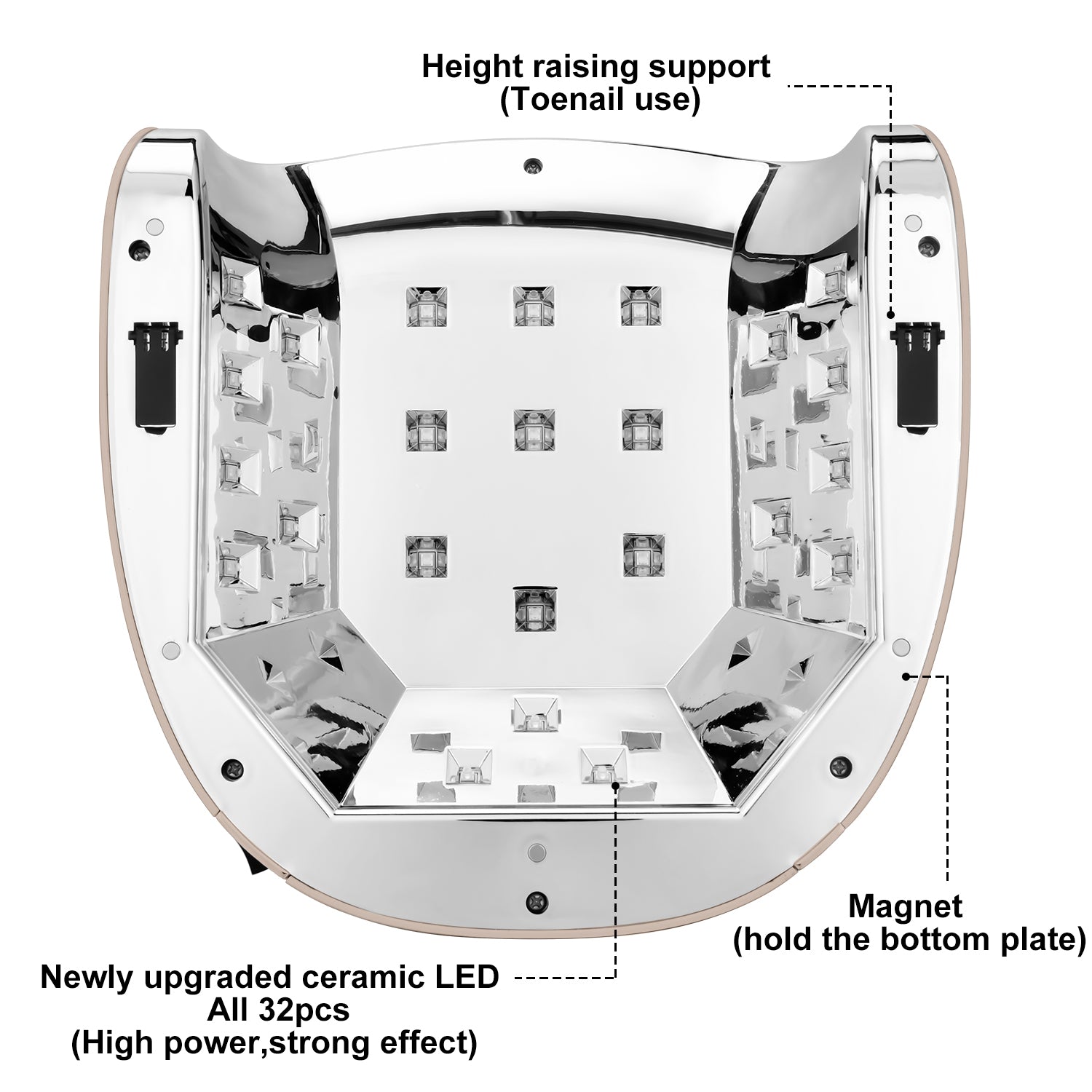 Nail Lamp CM-P35 Beige - Shenzhen Chuangmei Shijie Electronics Co., Ltd.
