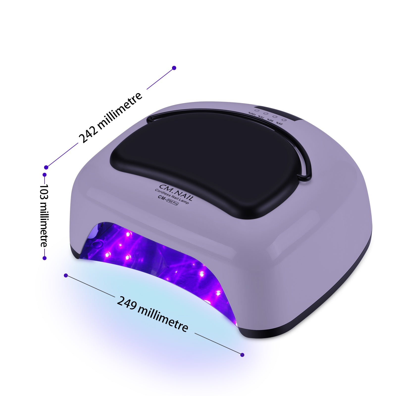 Nail Lamp CM-P60 Purple - Shenzhen Chuangmei Shijie Electronics Co., Ltd.
