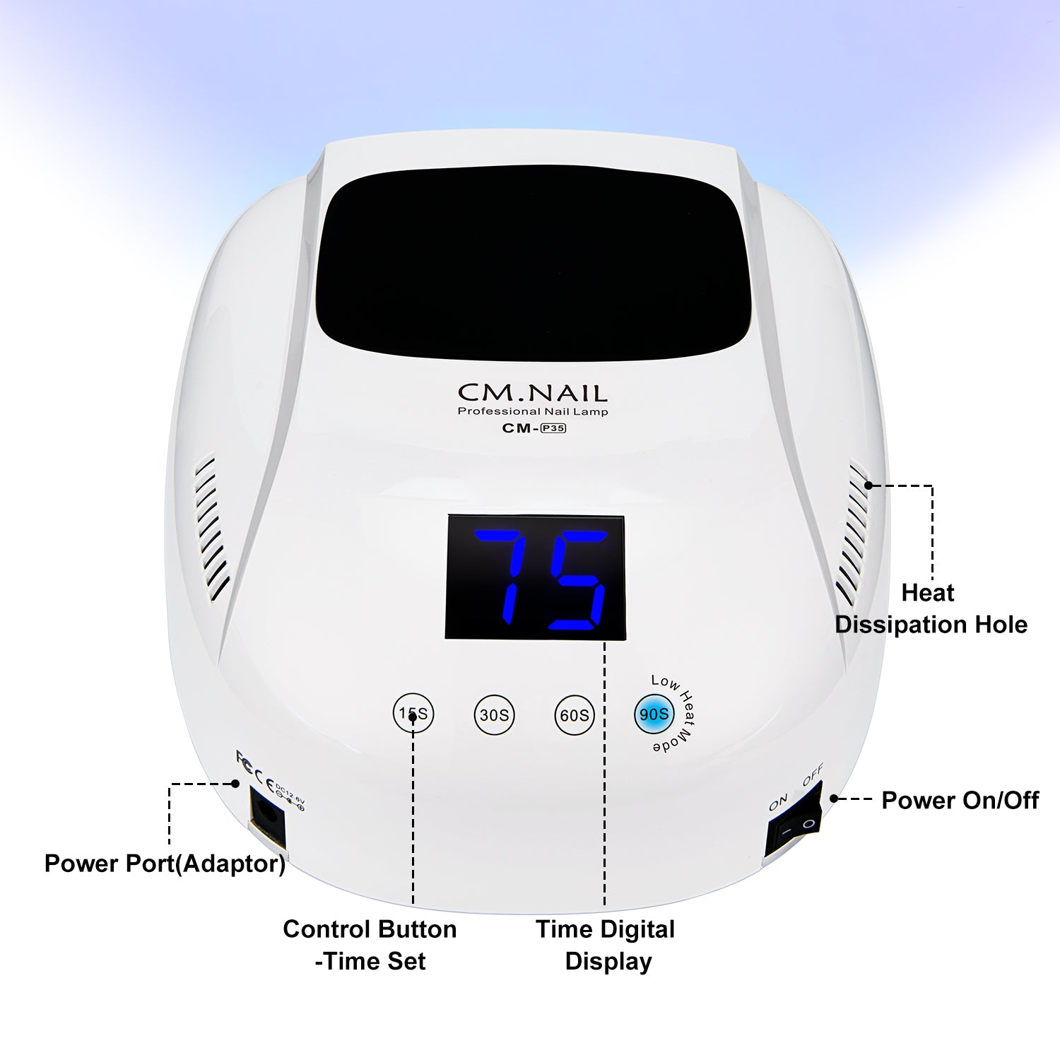 Nail Lamp CM-P35 - Shenzhen Chuangmei Shijie Electronics Co., Ltd.