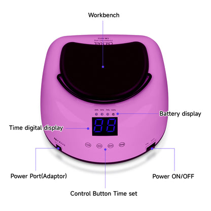 Nail Lamp CM-P60 Rose Pink - Shenzhen Chuangmei Shijie Electronics Co., Ltd.