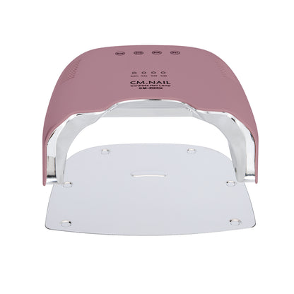 Nail Lamp CM-P30 Cameo with detachable base plate, designed for easy cleaning and versatile gel polish curing.
