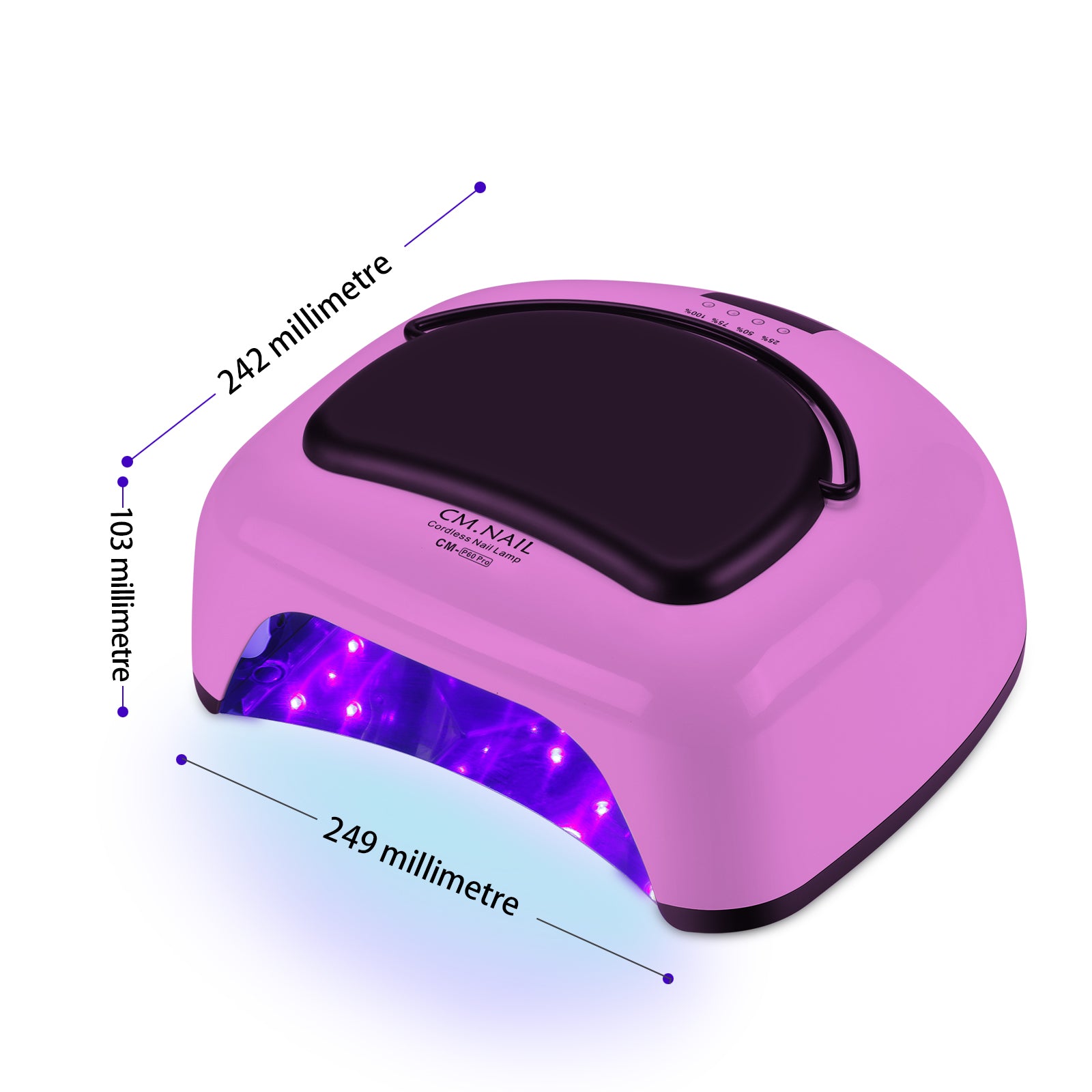 Nail Lamp CM-P60 Rose Pink - Shenzhen Chuangmei Shijie Electronics Co., Ltd.