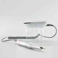 Side view of the Nail Drill S30 highlighting its slim white control unit and durable silver drill pen, ideal for precision nail work.