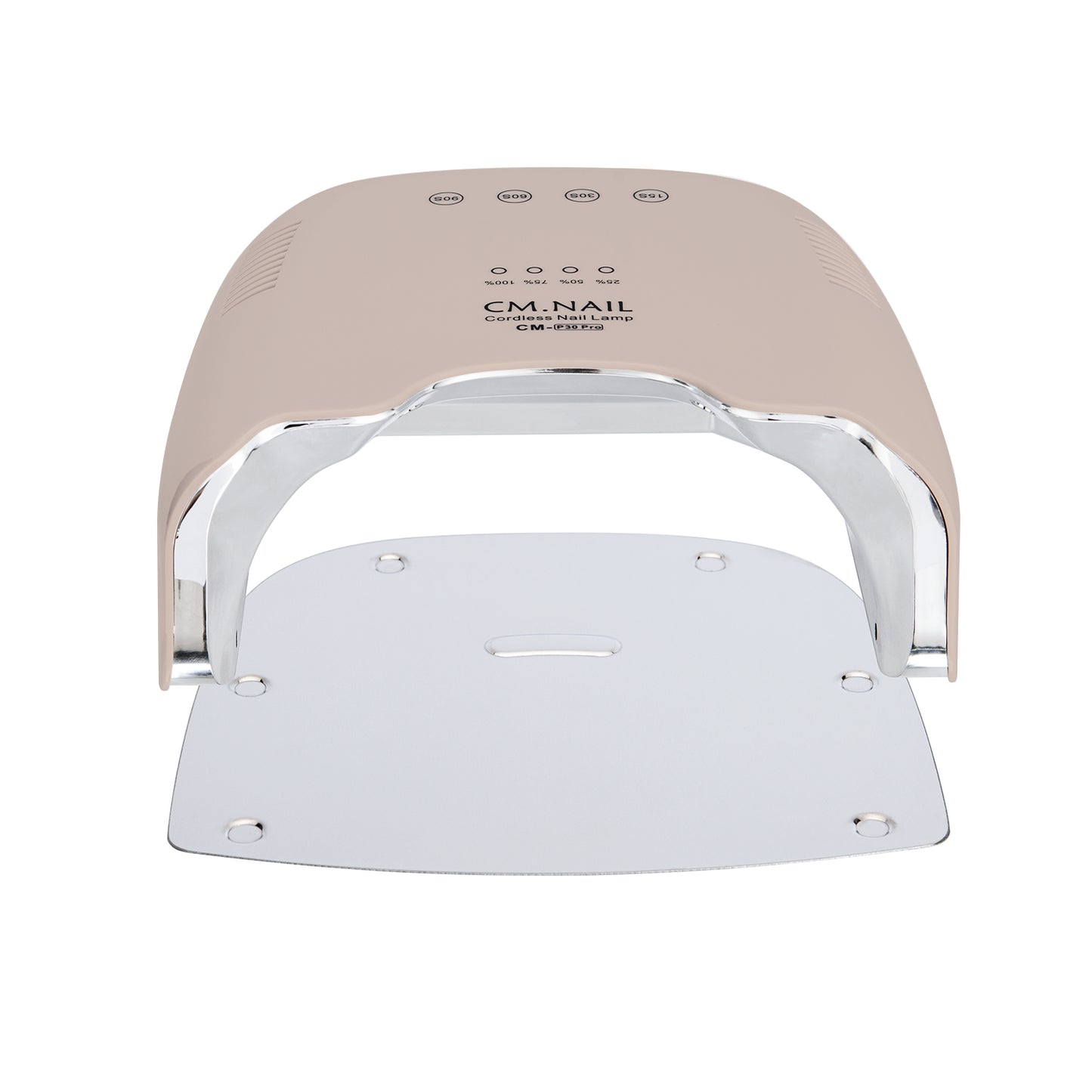 Nail Lamp CM-P30 Beige with detachable base plate for easy cleaning and efficient nail drying.
